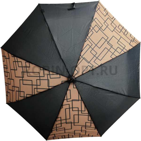 Зонт автомат женский 4 сл., ROBIN 4114, прямая ручка , 21.6"(55см)Х8к, эпонж 210т, 94 см(диаметр),  г, 6 рассцветка, абстракция фото детальное