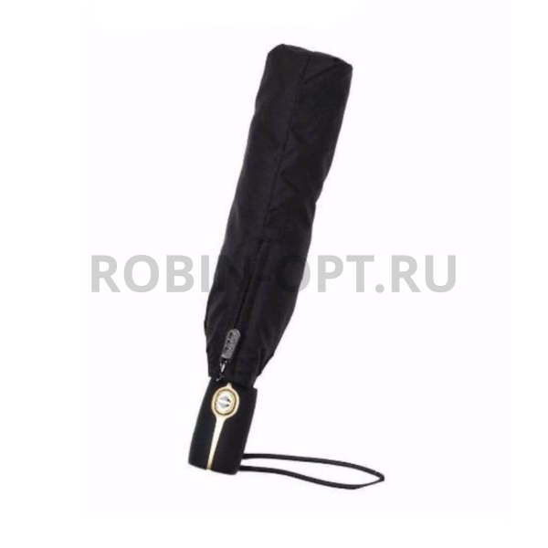 Зонт полный автомат мужской 3 сл., Три слона M8805, прямая ручка , 23"(58.5см)Х8к, полиэстер, (диаметр),  г, , черный фото детальное