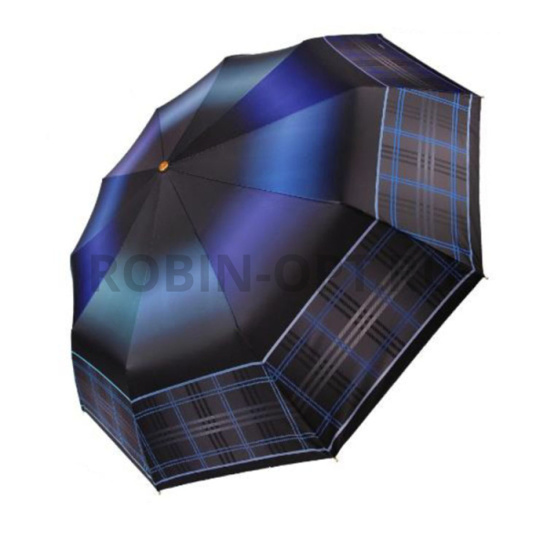 Зонт полный автомат женский 3 сл., Три слона L3100 (G/S), прямая ручка , 23"(58.5см)Х10к, полиэстер, (диаметр),  г, , переход и цв фото детальное