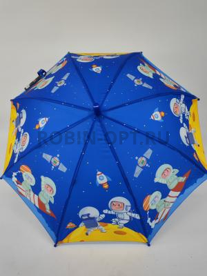 Зонт полуавтомат детский трость, PICCO 091, ручка крюк, 19"(48см)Х8к, полиэстер, (диаметр),  г, , детские рисунки фото анонса